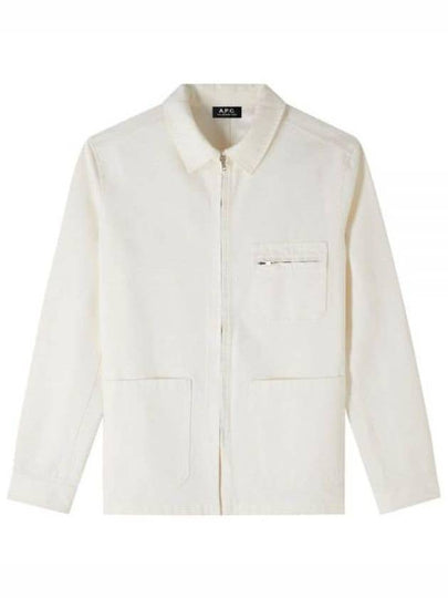 Connor Blouson Denim Jacket White - A.P.C. - BALAAN 2