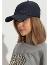 Logo Denim Hat Ball Cap for Women - GANNI - BALAAN 5