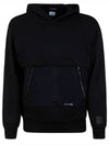 Logo Patch Hoodie Black - CP COMPANY - BALAAN 5