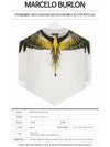 Yellow Wing Printing Short Sleeve T-Shirt White - MARCELO BURLON - BALAAN 3