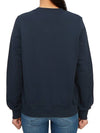 Women's Tina Logo Sweat Sweatshirt Navy - A.P.C. - BALAAN 4