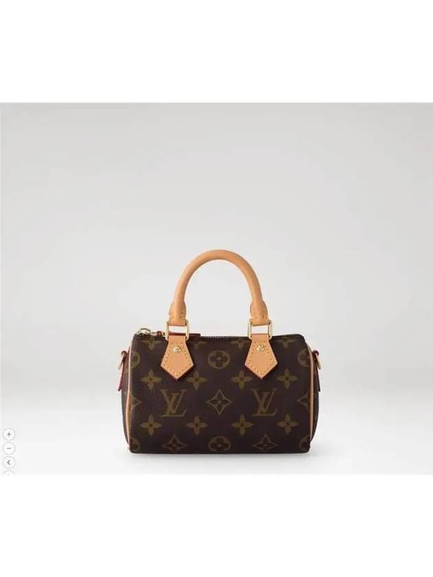 Nano Speedy Monogram Tote Bag Brown - LOUIS VUITTON - BALAAN 3