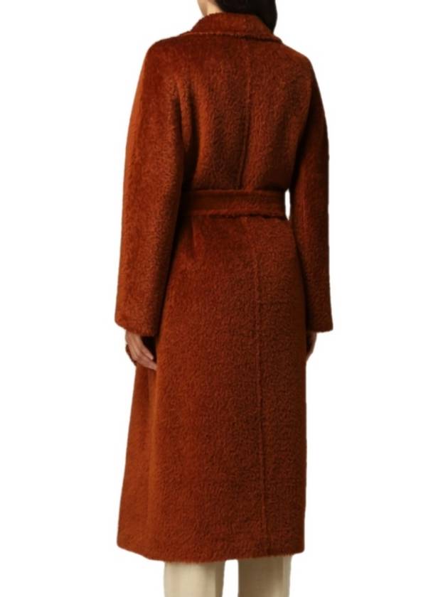 GENARCA Alpaca Wool Coat Terracotta 60162513 - MAX MARA - BALAAN 5