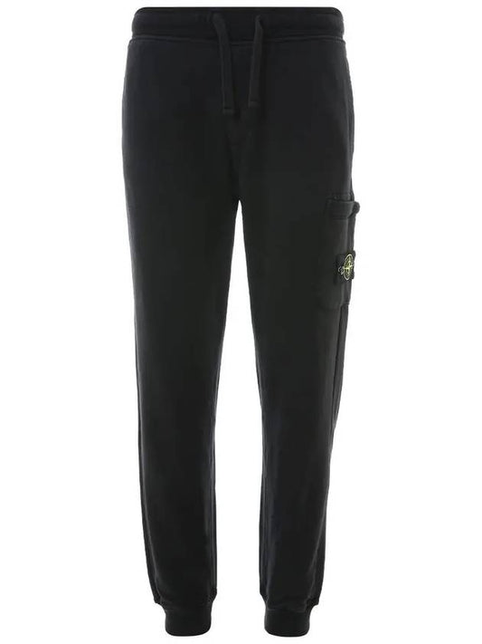 Wappen Patch Cargo Jogger Track Pants Black - STONE ISLAND - BALAAN 2