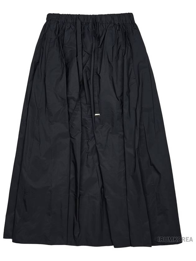 Lirica Long A-Line Skirt Black - MAX MARA - BALAAN 9