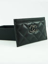 French origin card holder case wallet business black gold lamb skin AP3627 - CHANEL - BALAAN 2