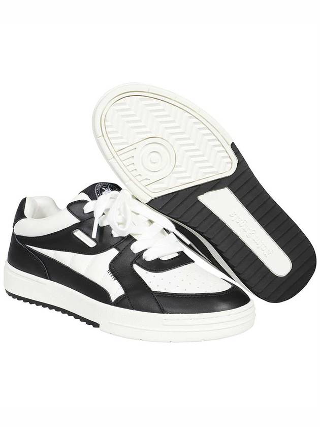 University Low-Top Sneakers White Black - PALM ANGELS - BALAAN 3