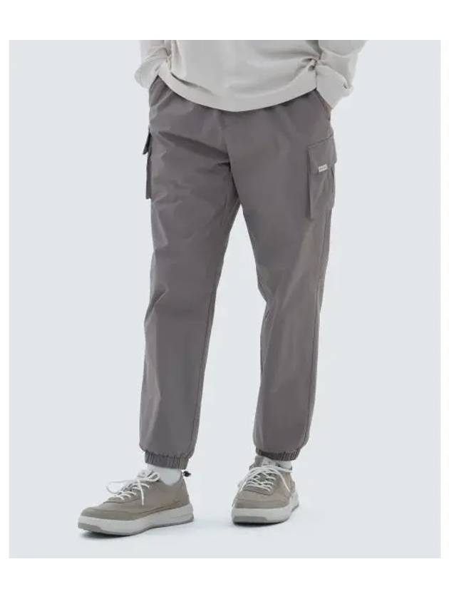 Cland Woven Cargo Jogger Pants Dark Gray S24MUDPT14 - SNOW PEAK - BALAAN 1