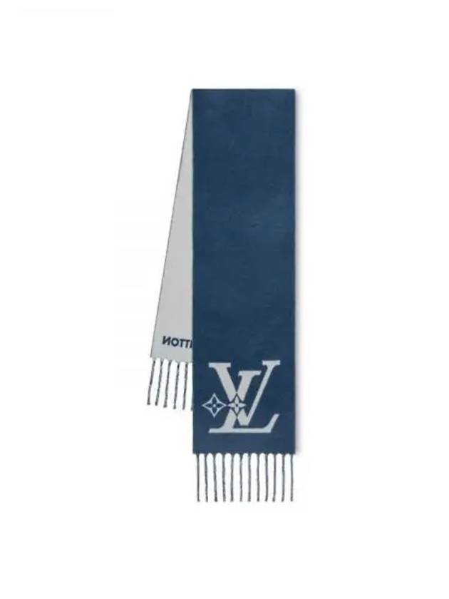 LV Smash Twilly Scarf Muffler Blue M79129 - LOUIS VUITTON - BALAAN 1