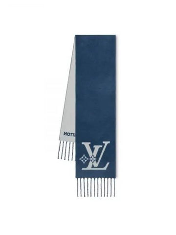 LV Smash Twilly Scarf Muffler Blue M79129 - LOUIS VUITTON - BALAAN 1