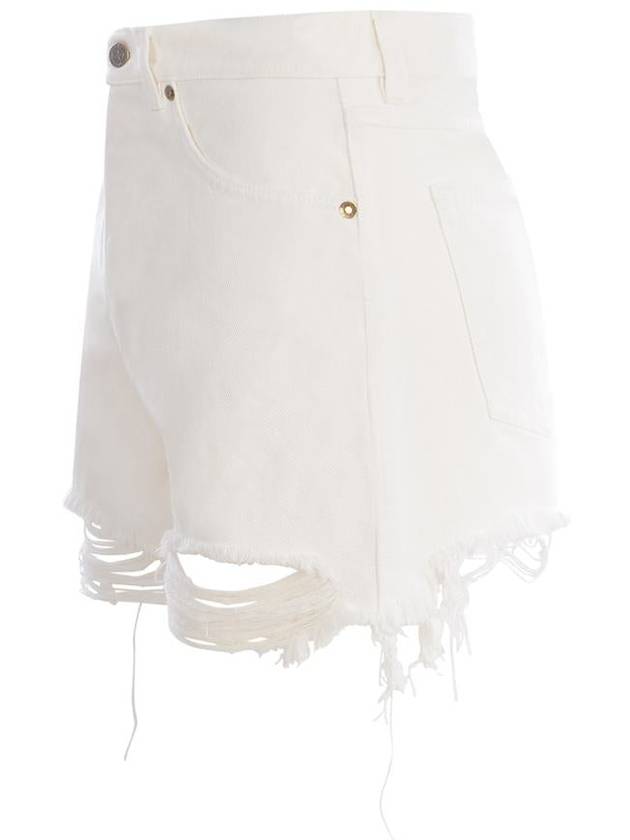 Denim Shorts White - GOLDEN GOOSE - BALAAN 3