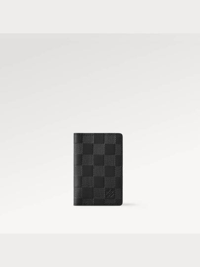 Pocket Organizer Damier Infini Card Wallet Black - LOUIS VUITTON - BALAAN 2