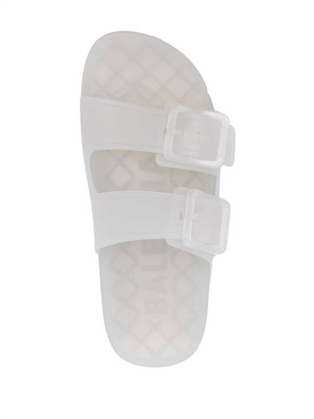 Mallorca Clear Rubber Slippers White - BALENCIAGA - BALAAN 3