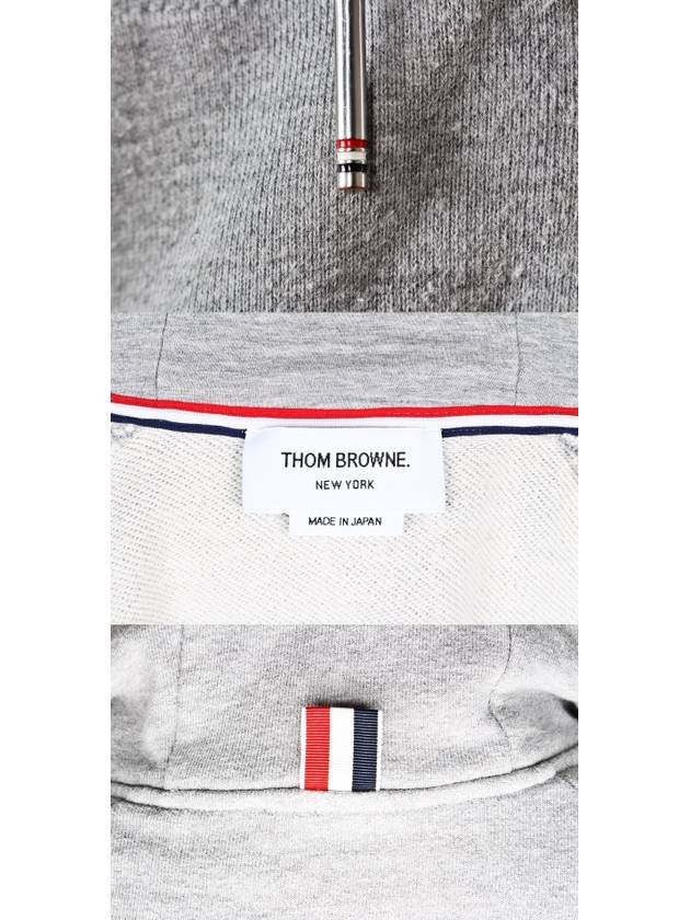 diagonal hood zip up gray 5 - THOM BROWNE - BALAAN 7