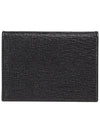 Salvatore Revival Gancini Bicolor Card Wallet Black - SALVATORE FERRAGAMO - BALAAN 4