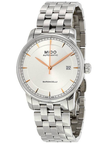 Mido Baroncelli II Automatic Silver Dial Men's Watch M86004101 - MIDO - BALAAN 1