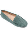 Gommino Suede Driving Shoes Green - TOD'S - BALAAN 4