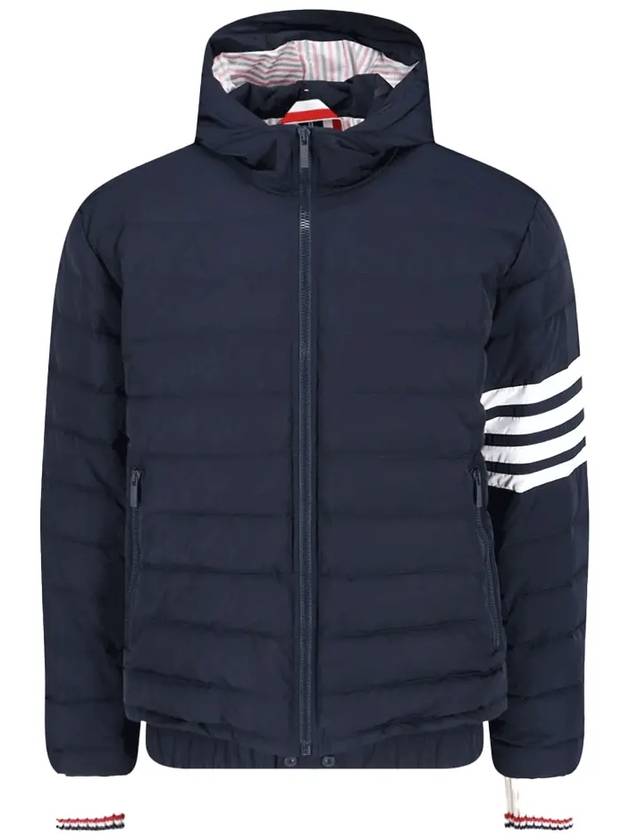 Poly Twill Down Filled 4-Bar Ski Padding Navy - THOM BROWNE - BALAAN 3