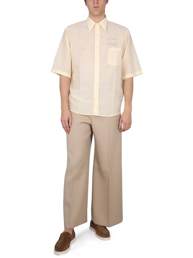 SHIRT WITH LOGO - ACNE STUDIOS - BALAAN 2