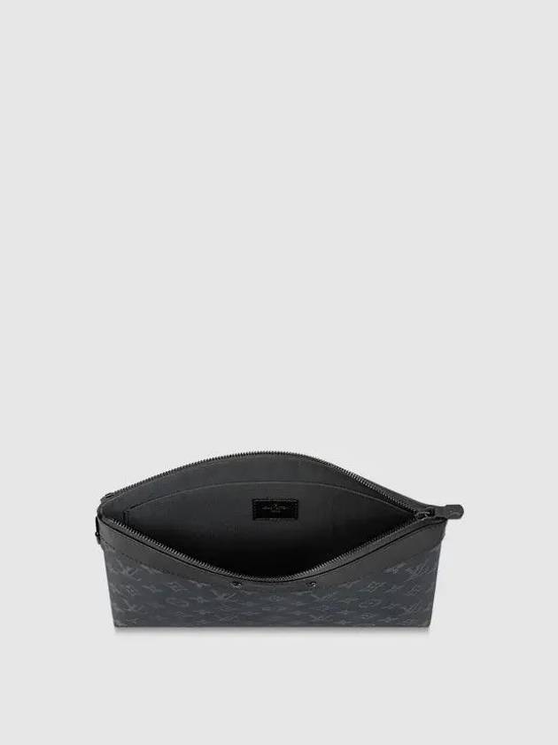 Pochette To Go Monogram Eclipse Clutch Bag Black - LOUIS VUITTON - BALAAN 5