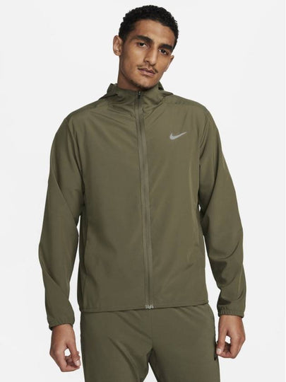 Foam Dri Fit Hooded Versatile Jacket Khaki - NIKE - BALAAN 2