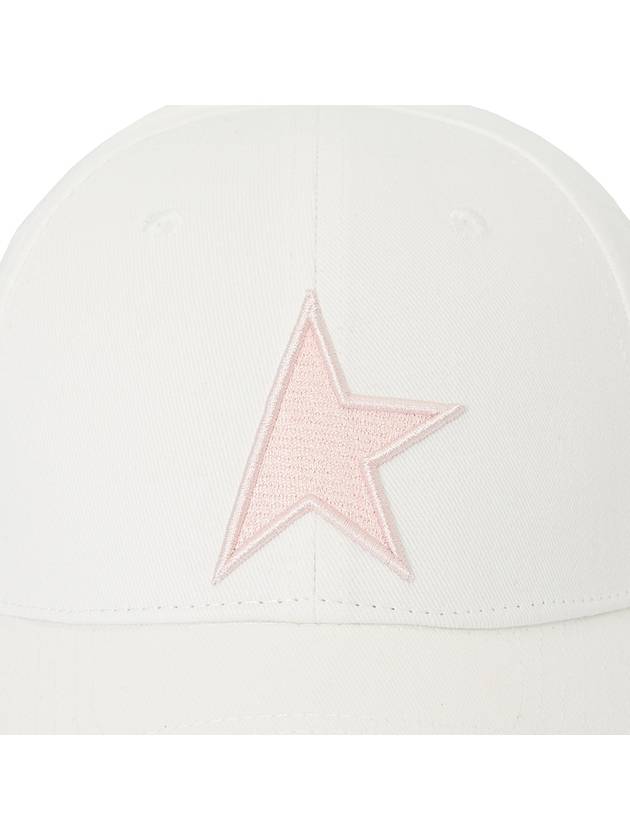 Star Papyrus Demos Ball Cap White Pink - GOLDEN GOOSE - BALAAN 7