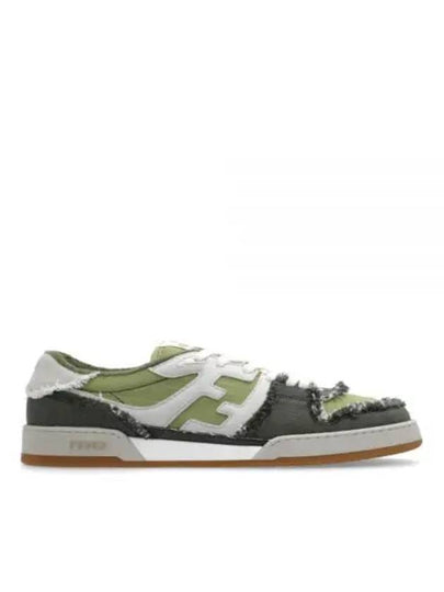 Match Low Top Sneakers Green - FENDI - BALAAN 2