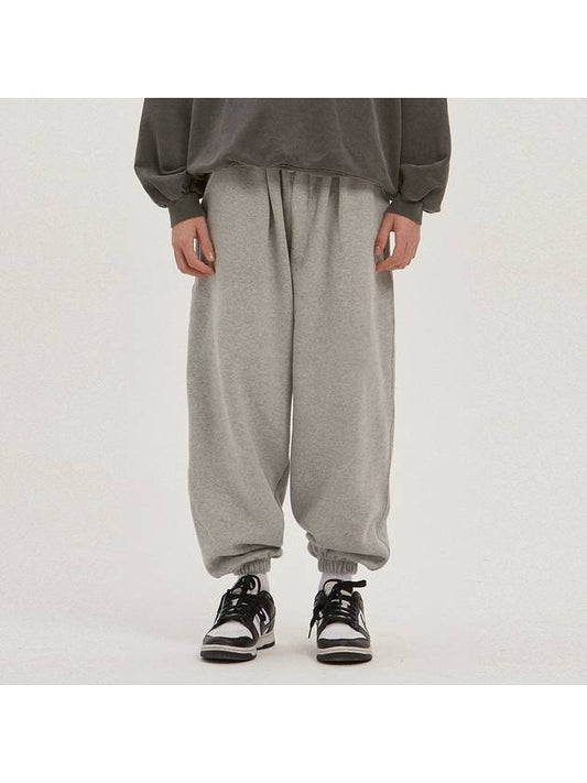 One-tuck jogger sweatpantsgray - MOO - BALAAN 2