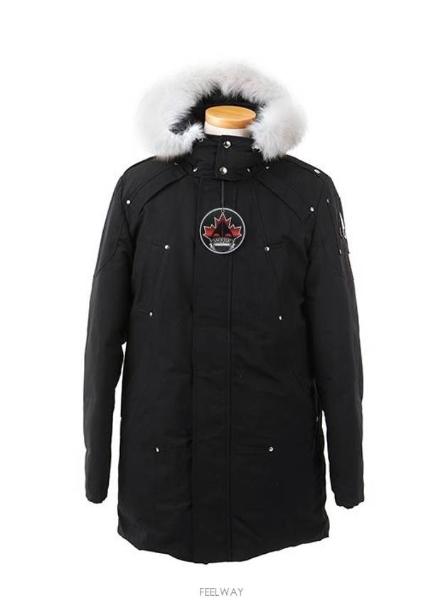 Original Stirling Parka White Fox Fur Black - MOOSE KNUCKLES - BALAAN 3