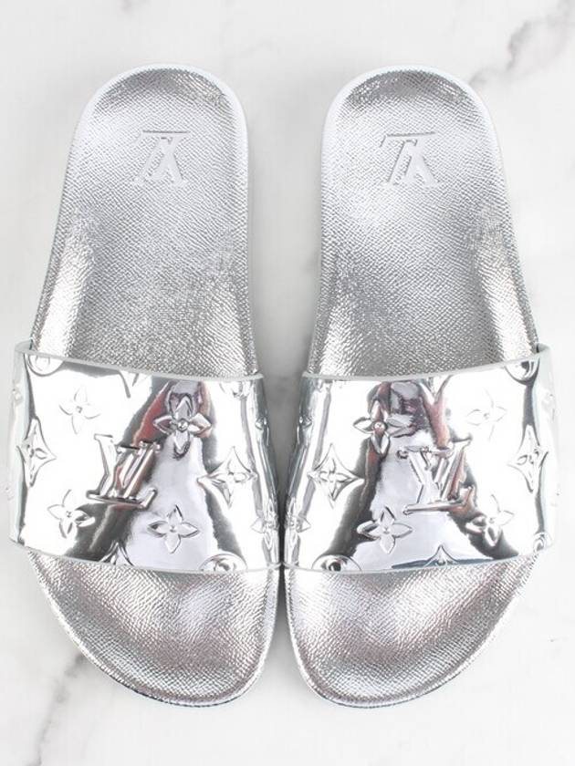 Waterfront Mule Silver 7 5 - LOUIS VUITTON - BALAAN 9