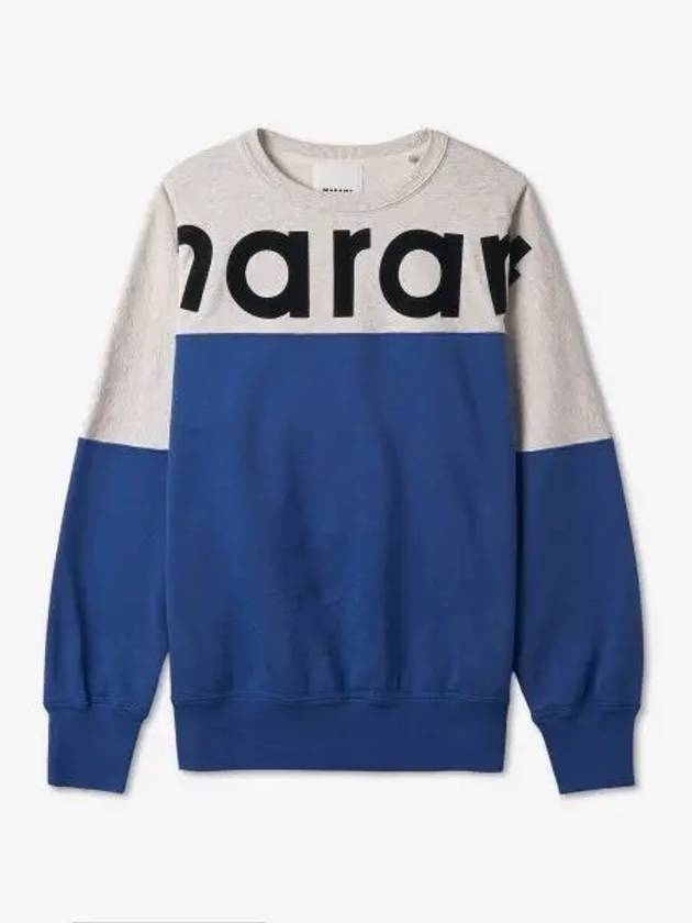 Howley Logo Crew Neck Sweatshirt Indigo - ISABEL MARANT - BALAAN 2