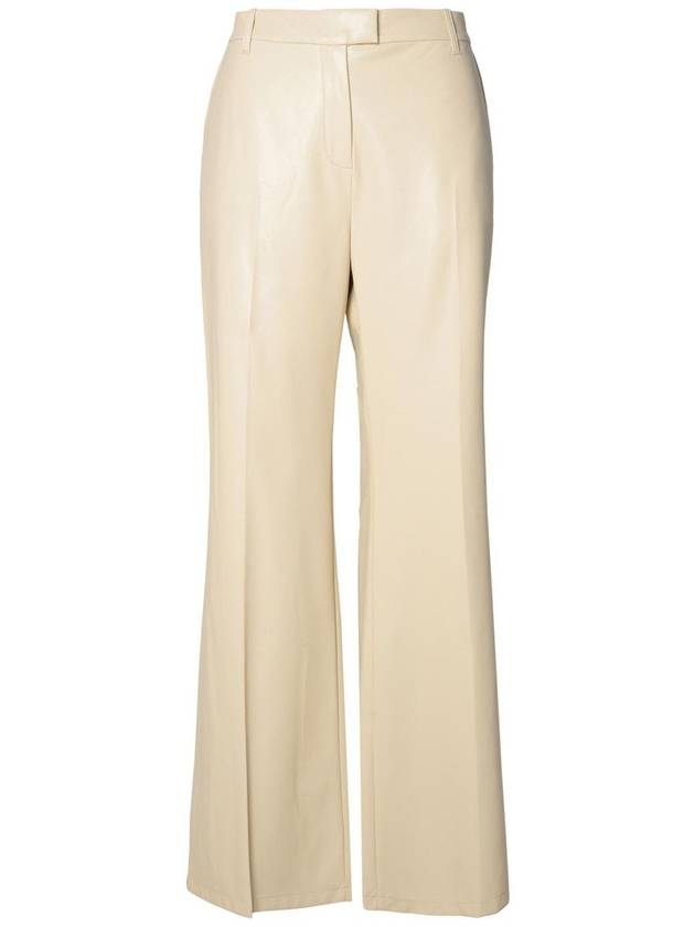 Stand Studio Ivory Polyurethane Blend Trousers - STAND STUDIO - BALAAN 1