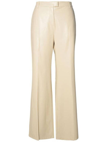 Stand Studio Ivory Polyurethane Blend Trousers - STAND STUDIO - BALAAN 1