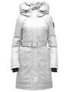 Women's Astrid ASTRID Parka Light Gray - NOBIS - BALAAN.