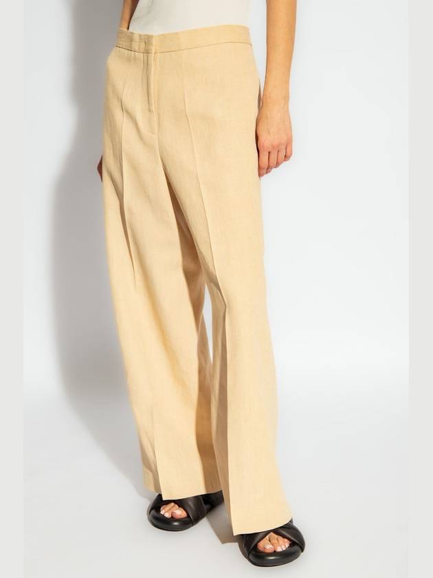 high waist linen blend pants PAD264F264D6300000 - FABIANA FILIPPI - BALAAN 4