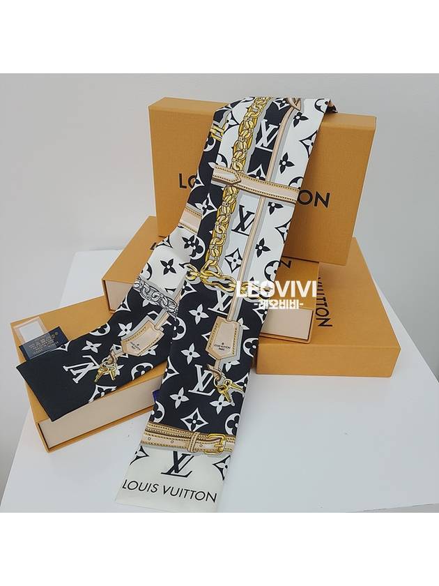 Monogram Confidential Scarf Black - LOUIS VUITTON - BALAAN 10