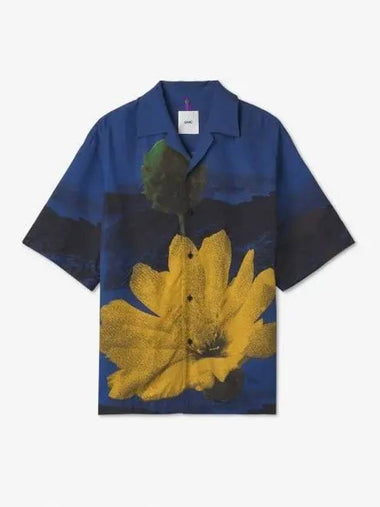 Flora cut shirt blue 23E28OAU61VICOA016400 - OAMC - BALAAN 1