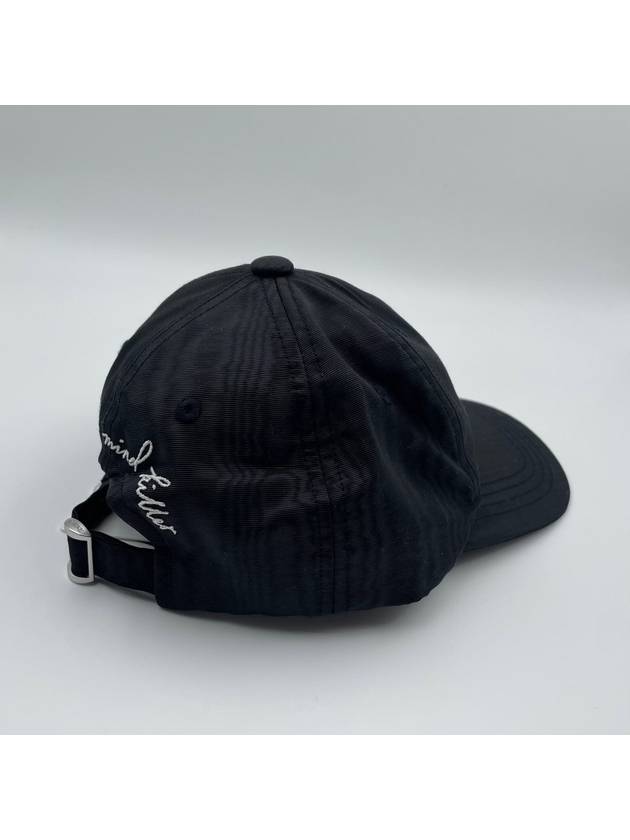 Crescent Moon Moire Ball Cap Black - MARINE SERRE - BALAAN 3