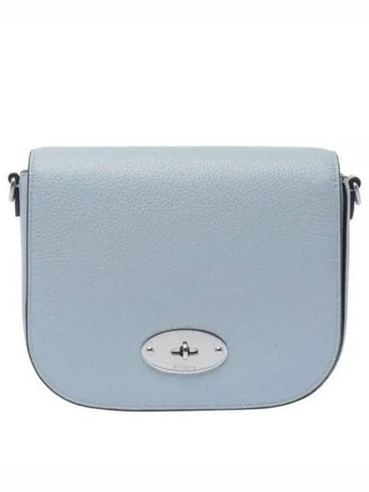 Darley Satchel Classic Grain Small Cross Bag Poplin Blue - MULBERRY - BALAAN 2