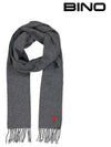 Muffler Scarf BFUSF405 334 061 DARK GRAY - AMI - BALAAN 2