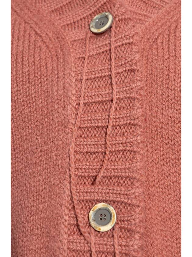 Acne Studios Wool Cardigan, Women's, Pink - ACNE STUDIOS - BALAAN 5