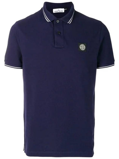 Stone logo two line wappen patch PK short sleeve t shirt 101522S18 V0026 - STONE ISLAND - BALAAN 2