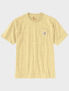 Pocket short sleeve T shirt Golden Haze K87 G22 - CARHARTT - BALAAN 5