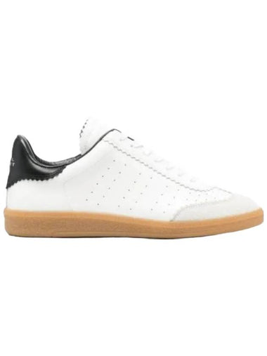 Bryce Logo Tab Low Top Sneakers White - ISABEL MARANT - BALAAN 1