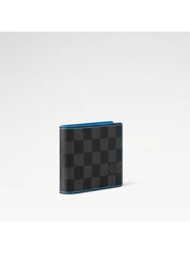 Slender Damier Half Wallet Graphite Blue - LOUIS VUITTON - BALAAN 3