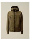 Shell R Goggle Hooded Jacket Green - CP COMPANY - BALAAN 2