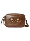 Horsebit 1955 Small Shoulder Bag Brown - GUCCI - BALAAN 1