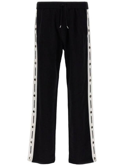 Straight Pants S74KB0866S25551900 White Black - DSQUARED2 - BALAAN 2