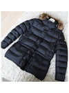 Cluny Long Down Jacket Black - MONCLER - BALAAN 10