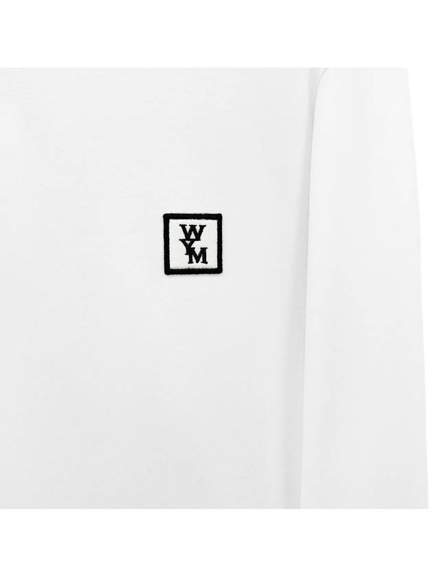 back logo long sleeve t shirt W243TS17713W - WOOYOUNGMI - BALAAN 4